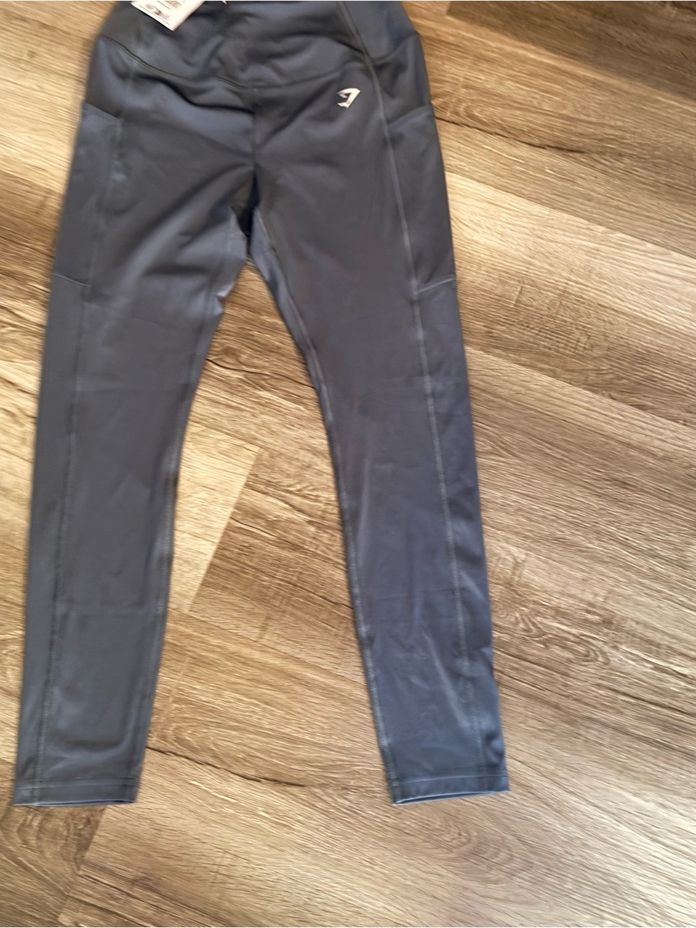 NWT Gymshark Pocket Leggings Women’s M Denim Teal High Waist Workout
